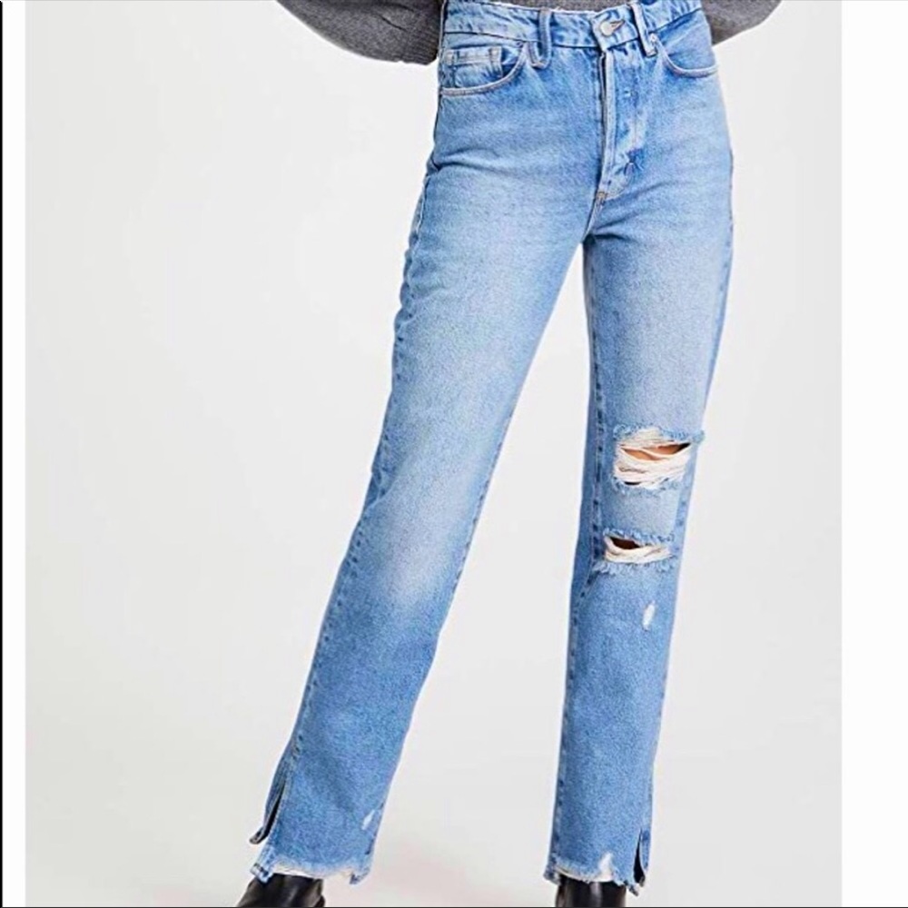 NWT Good American Good Boy Jeans Blue 536 Sz. 29
